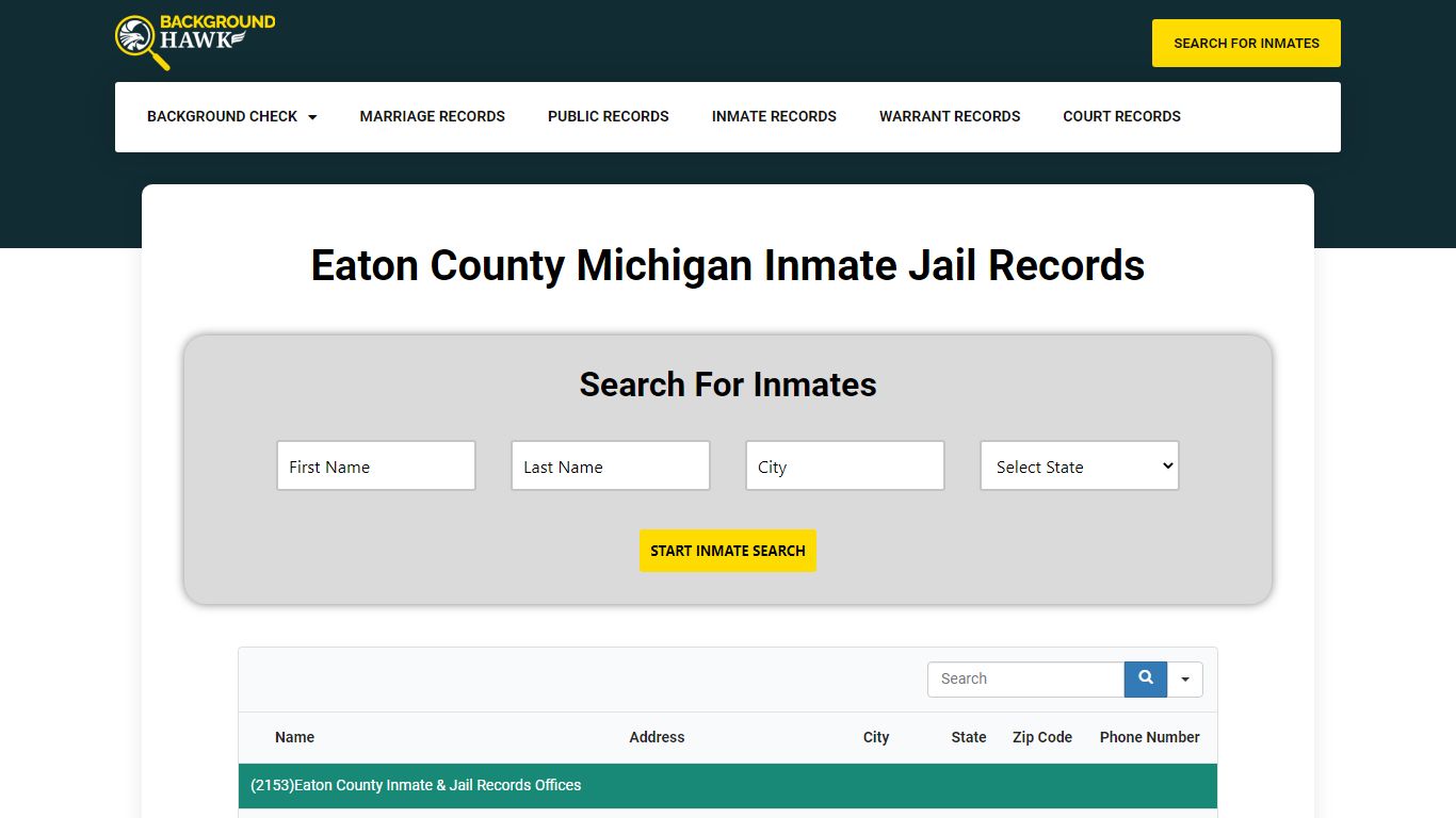 Inmate Jail Records in Eaton County , Michigan
